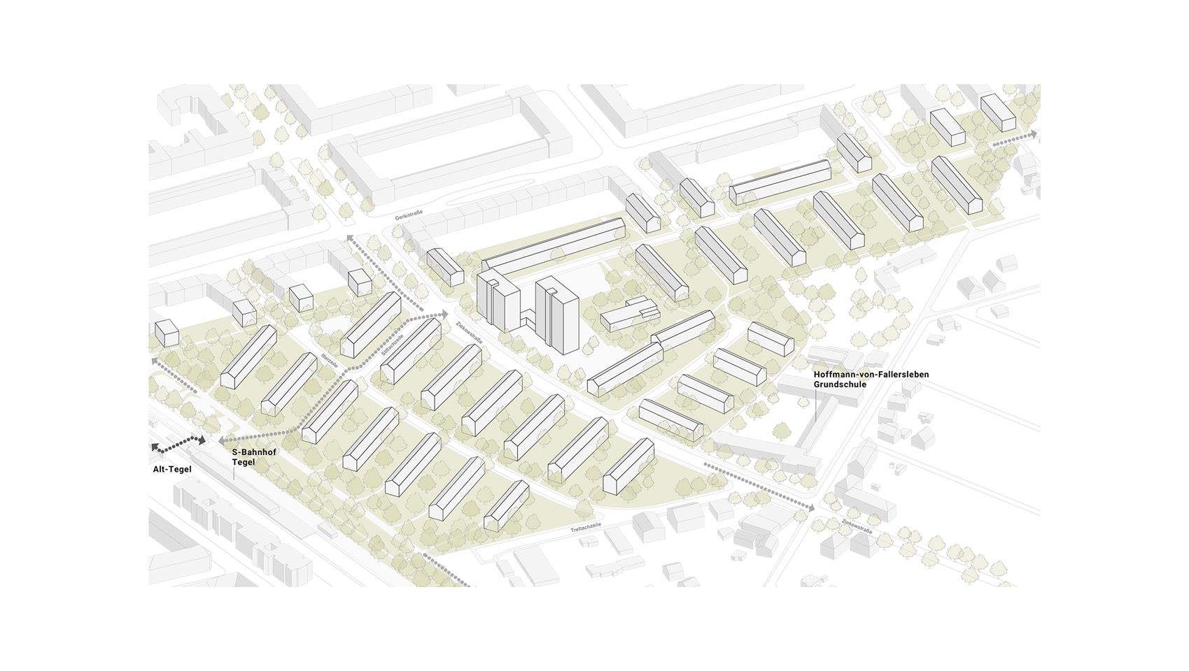 柏林Ziekowstraße 50年代住宅区现代化及发展项目丨德国柏林丨Lorenzen Mayer Architekten-6