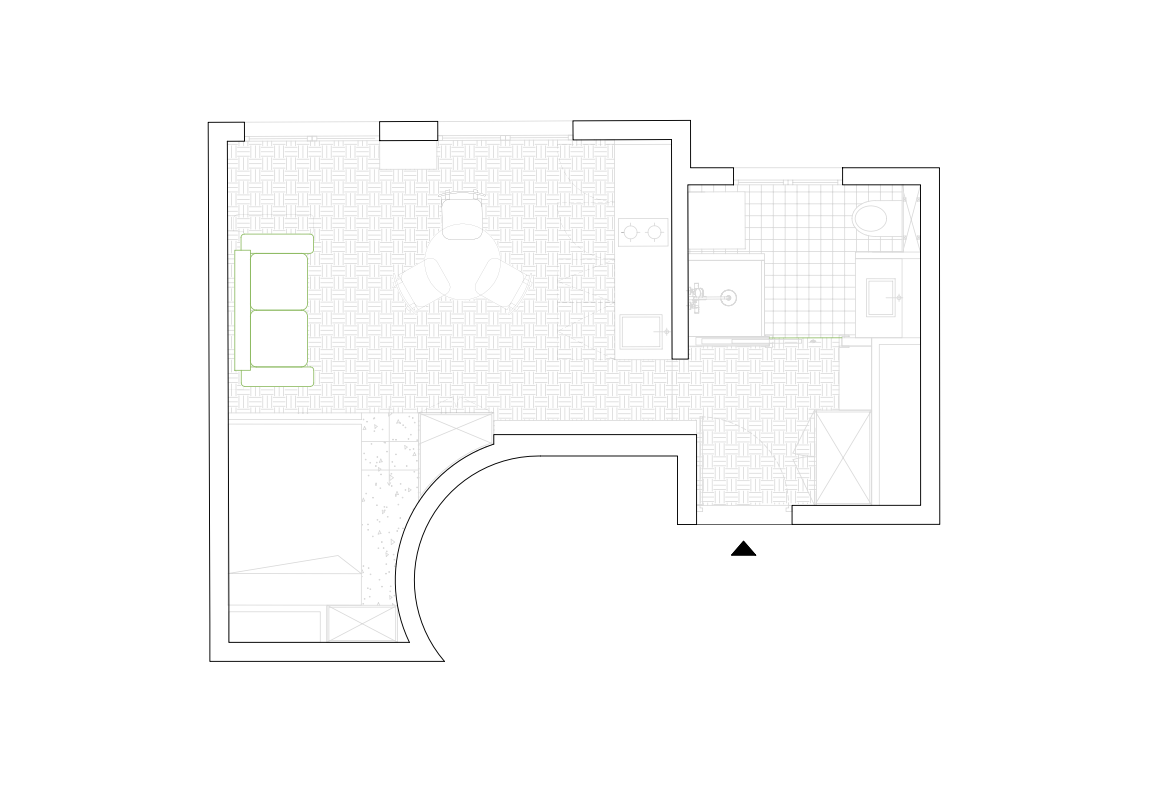 巴黎蒙马特25平米魅力小公寓丨法国巴黎丨Boclaud Architecture-56