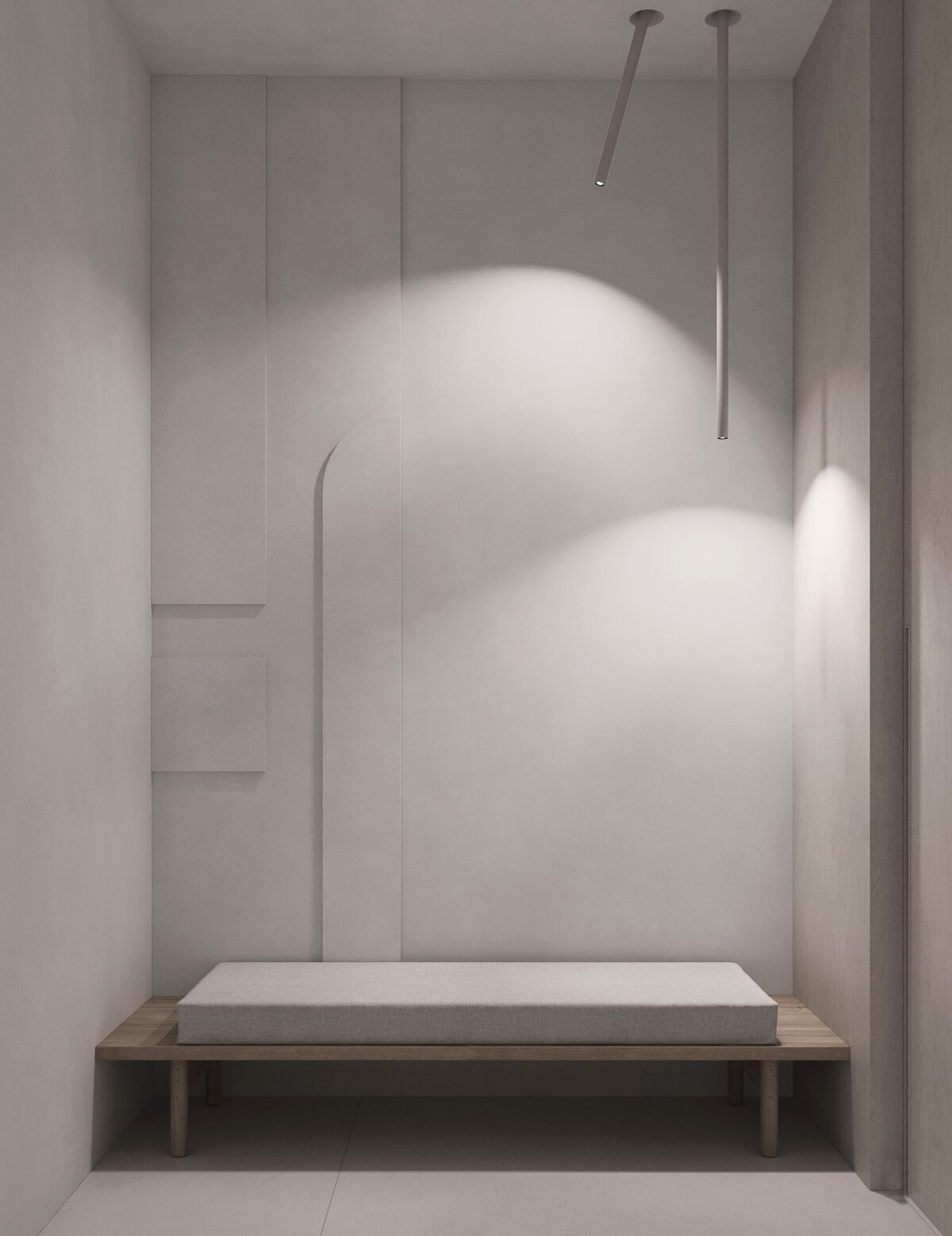 158㎡极简风住宅设计 满满的高级感-1