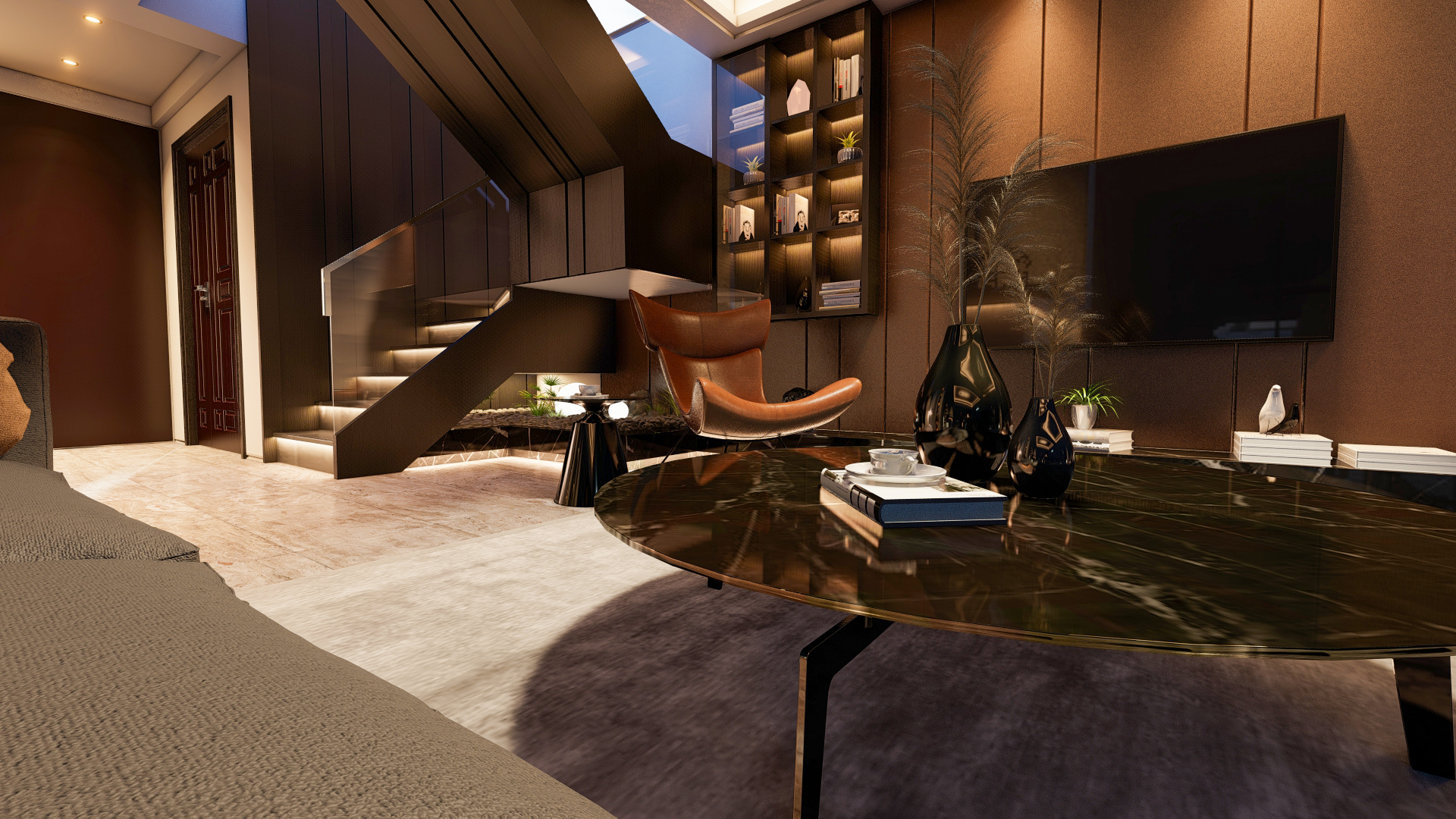Interior Scene Villa Modern 250 meter-4