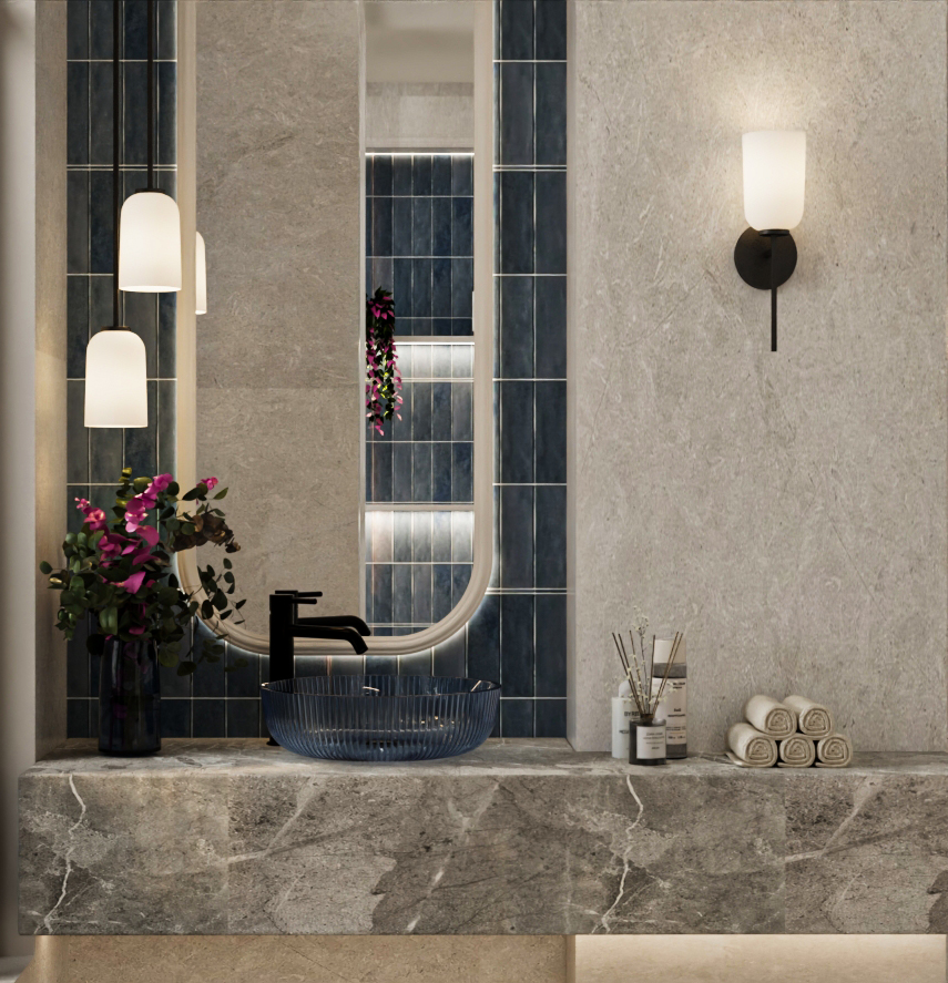 皇家汽车旅馆套房浴室设计丨EgyptCairo丨Mariam Khalf-5