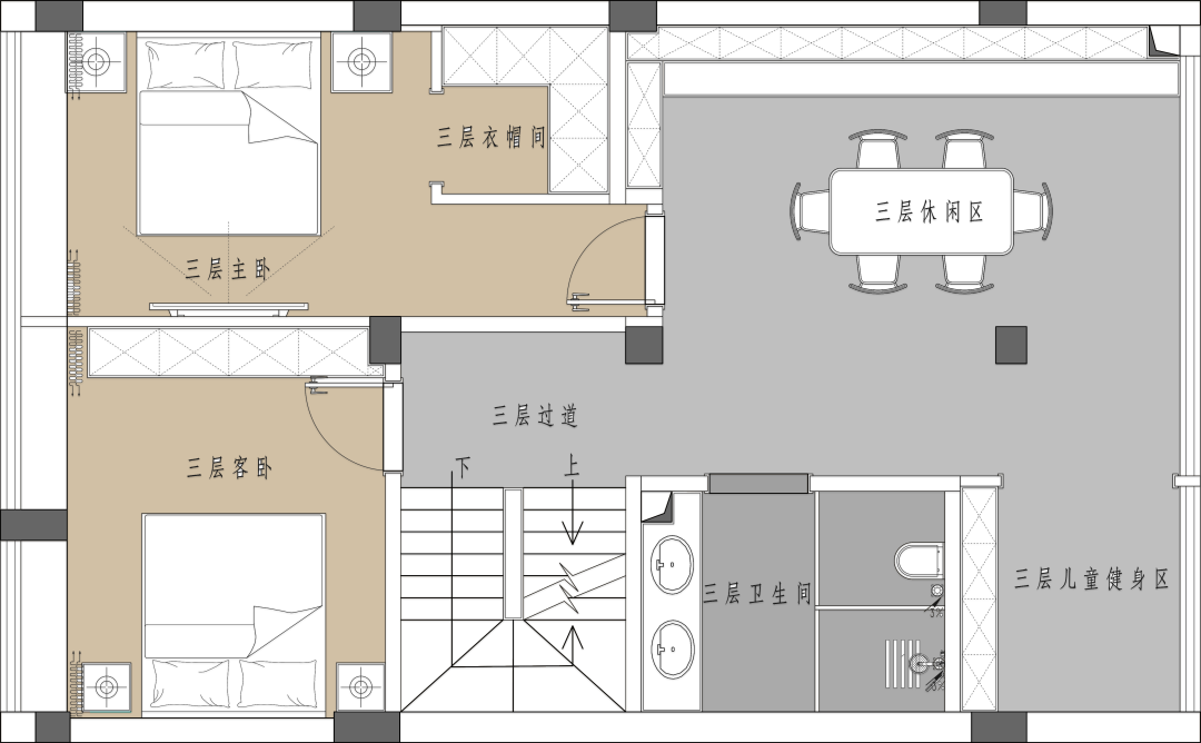 西安紫薇田园都市F区新中式风家居设计丨中国西安丨西安·大小空间设计-101