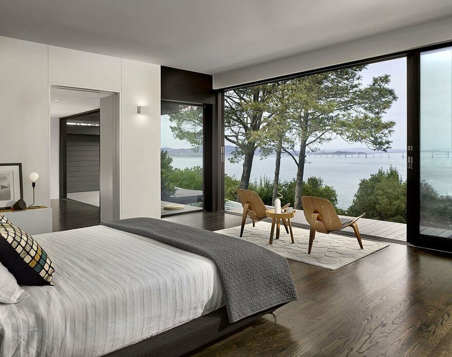 加州单层中世纪房屋的现代升级-0