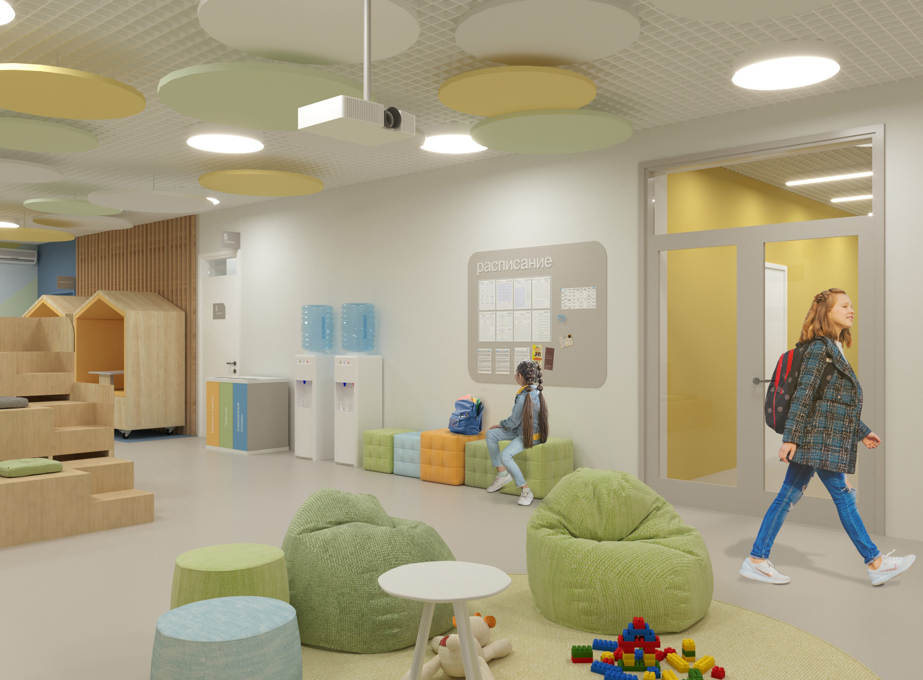 寄宿学校娱乐空间设计丨俄罗斯丨Liya Stavitskaya-18