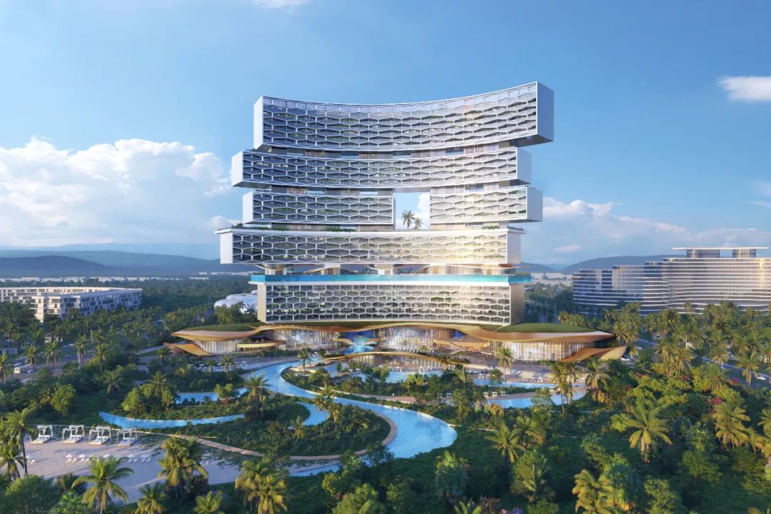 三亚国际免税城酒店项目全面结构封顶，海南再添一座新地标-15