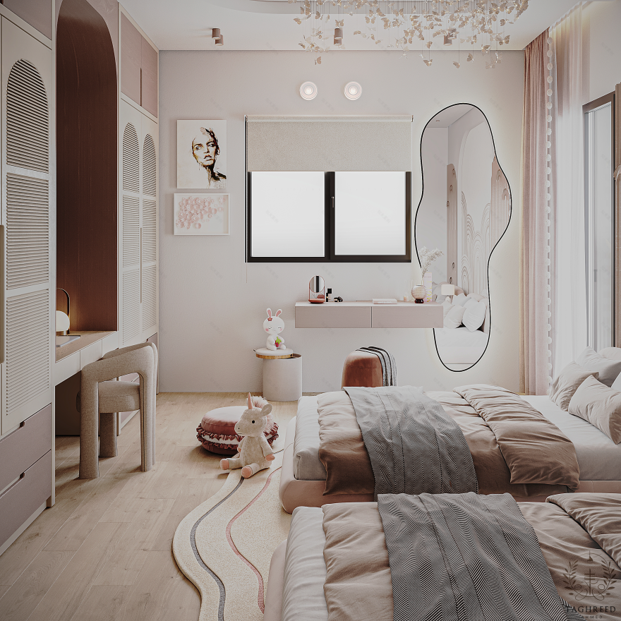 柔·奢·女孩卧室丨埃及丨TAGHREED AHMED-9