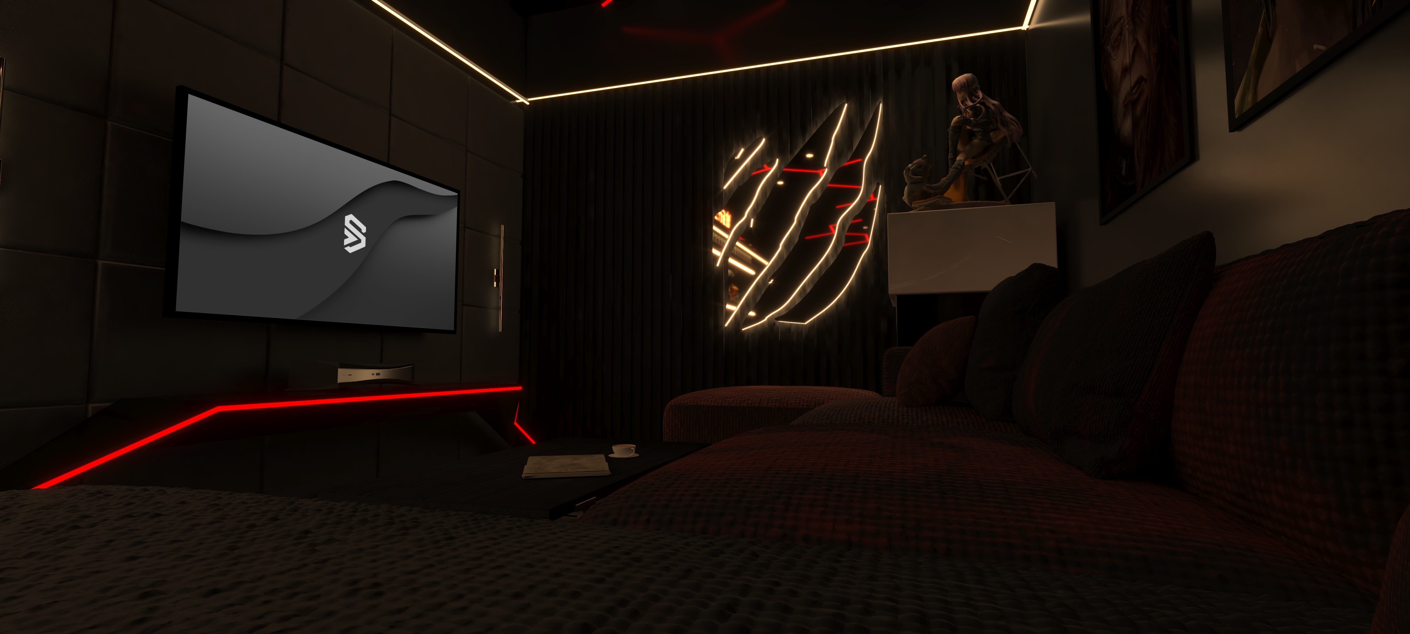 小型收藏品室设计-6