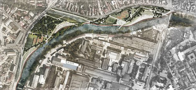 罗马尼亚萨莫斯河河岸整治项目丨西班牙Practica工作室-18