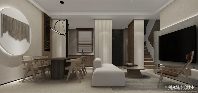 40万元三居120平米装修案例·效果图  初见诧寂-22