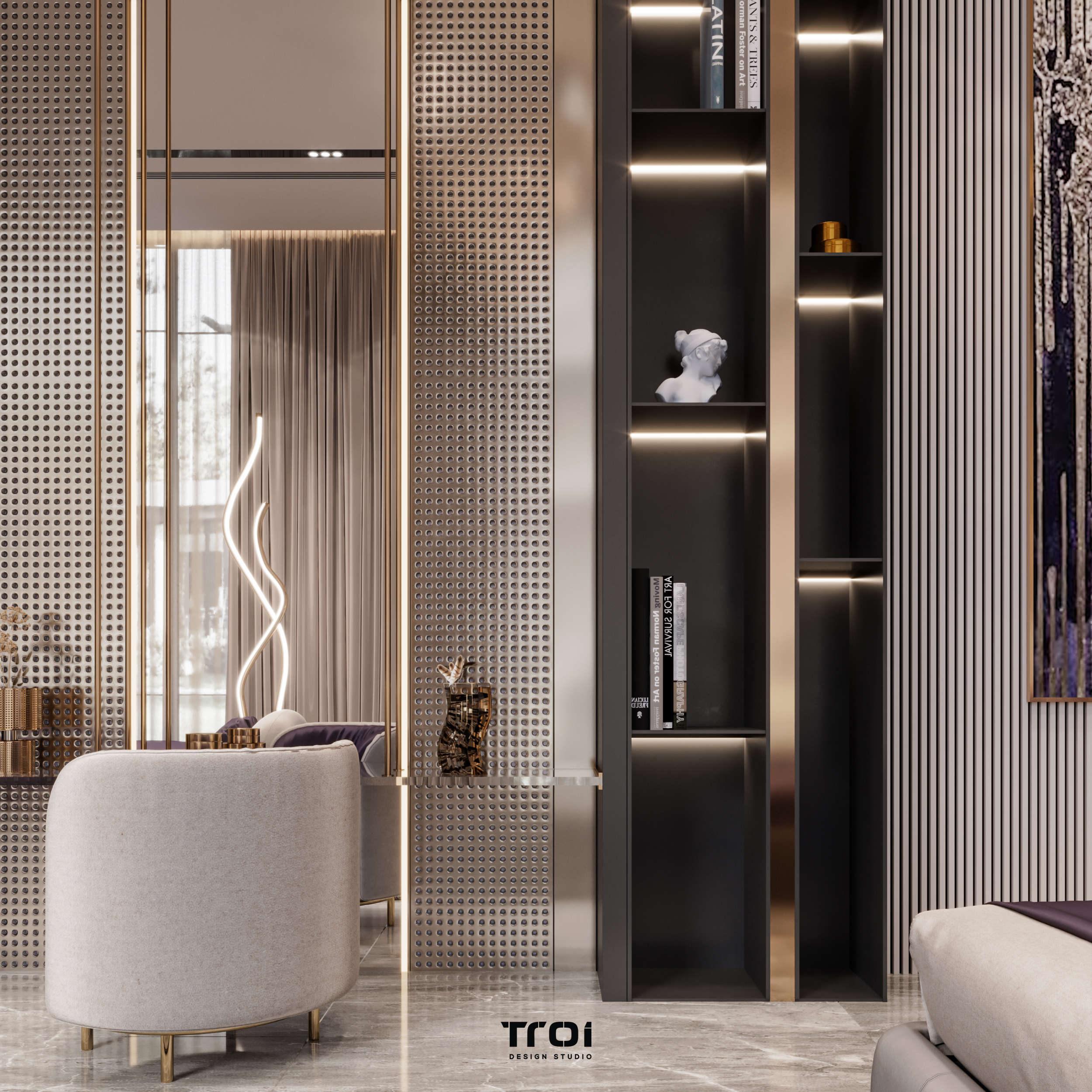 主卧室丨Oman丨Troi Design Studio-25