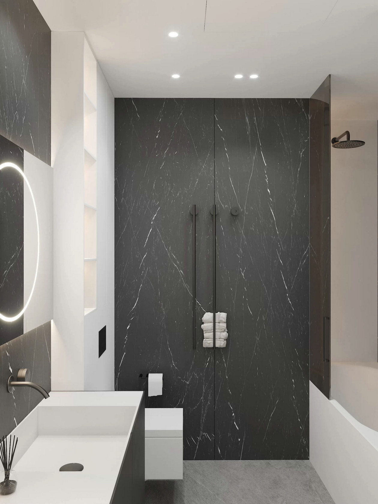 灰色系小空间公寓设计-20