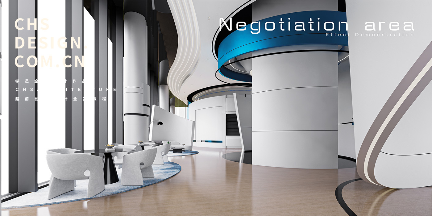 曲线海洋·售楼中心设计丨超前创意设计-19