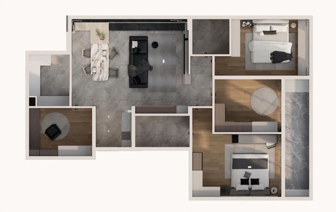 内舍软装丨139㎡意式风住宅，简而有序，勾勒摩登意式生活美学！-41