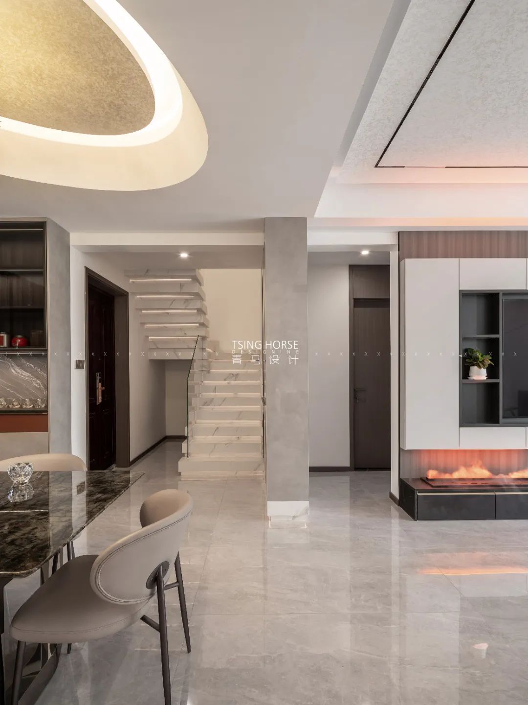 文景府中叠 200㎡现代轻奢丨李昂设计团队-22