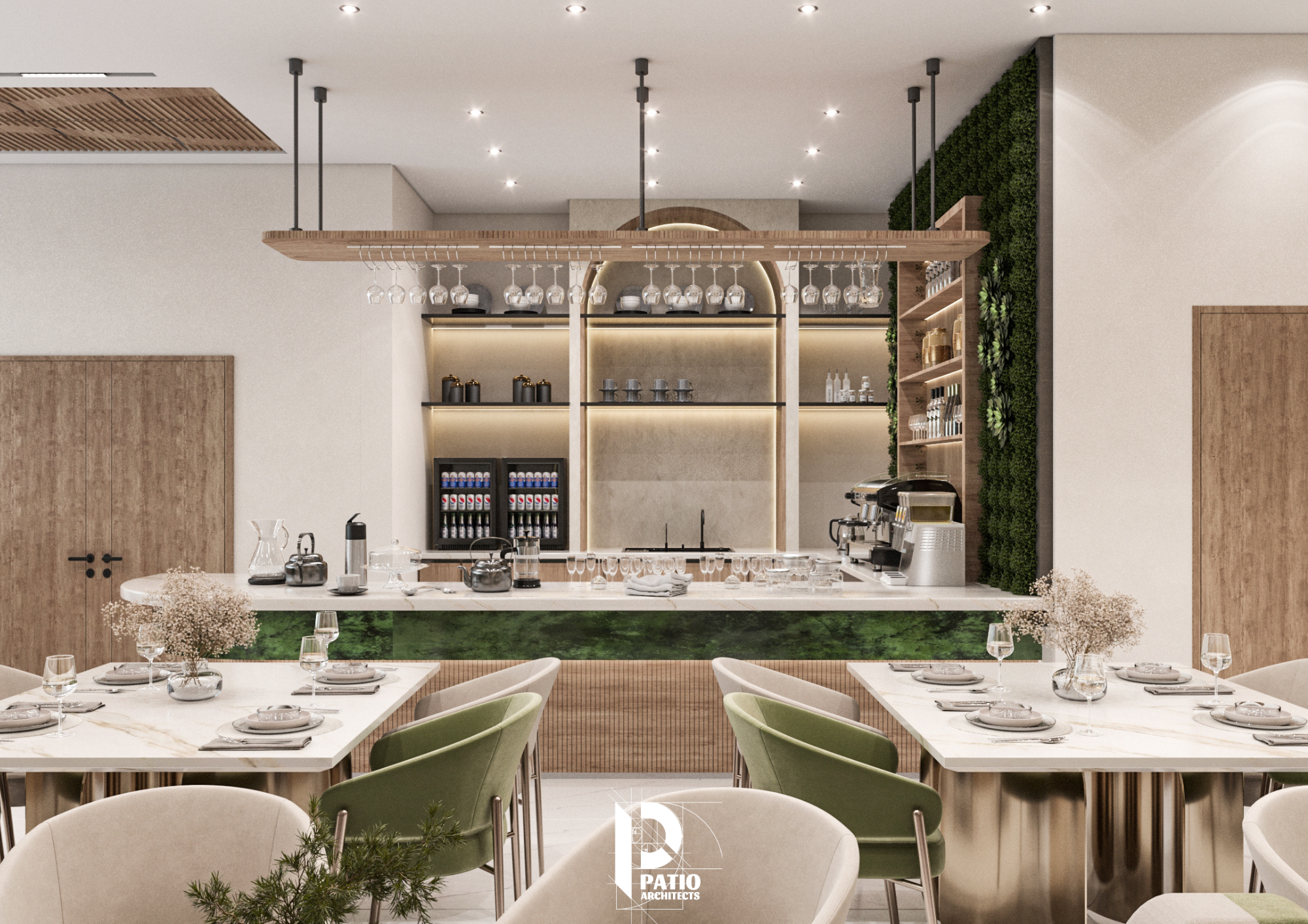 现代咖啡馆室内设计项目丨沙特阿拉伯利雅得丨Patio Architects L.L.C.-17