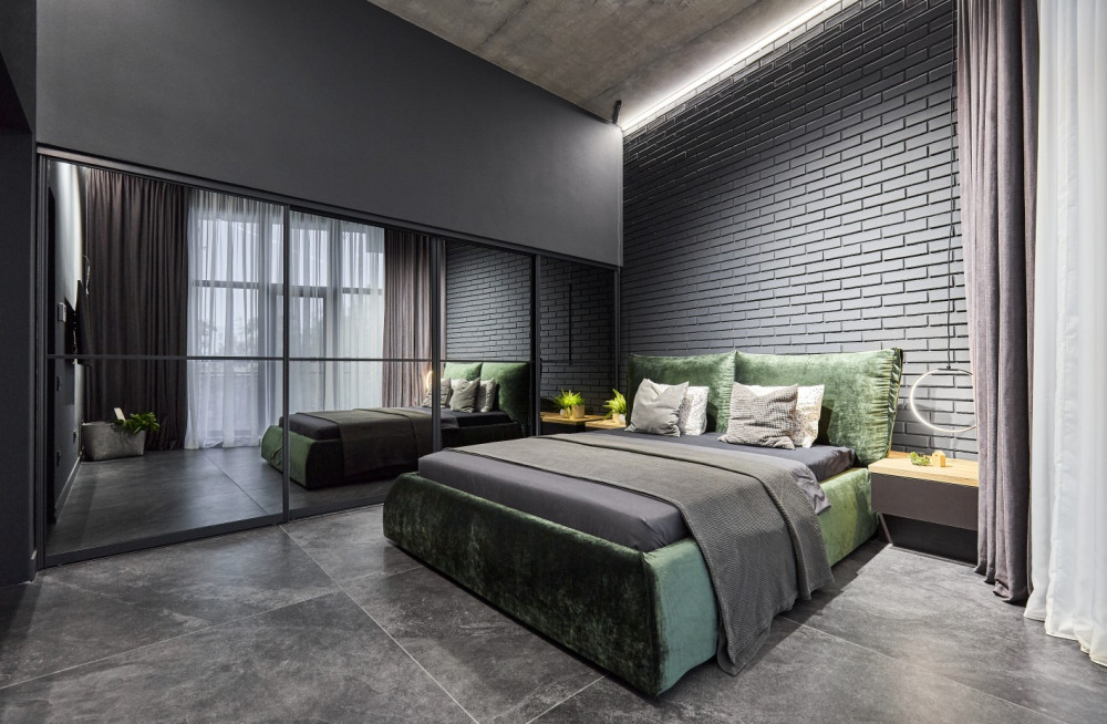 罗马尼亚顶层公寓工业风格设计案例-52