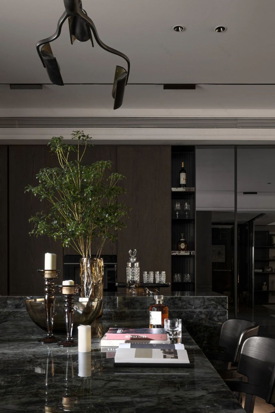 现代轻奢样板间丨璞辉设计-12