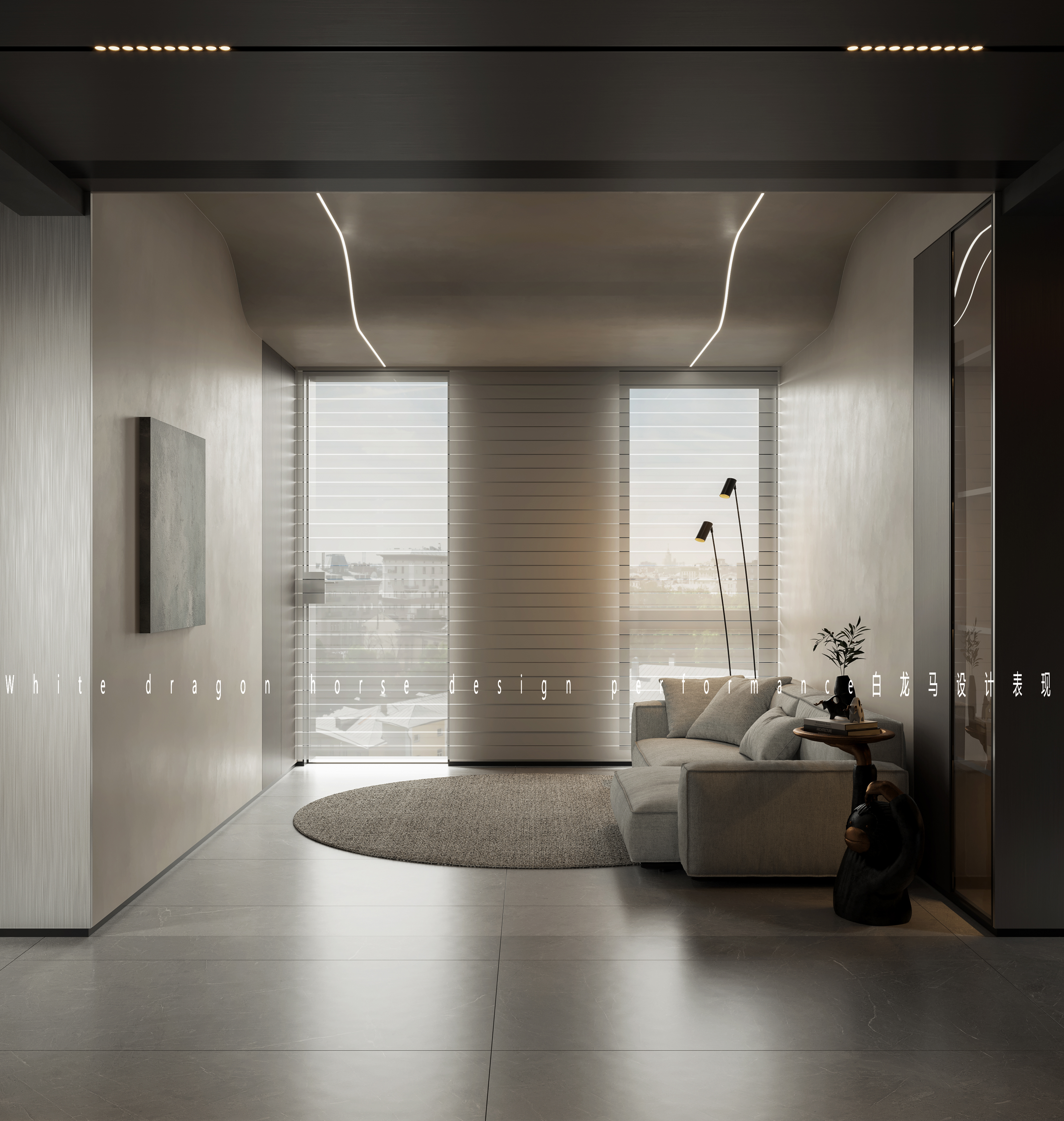 现代极简风——白龙马设计-1