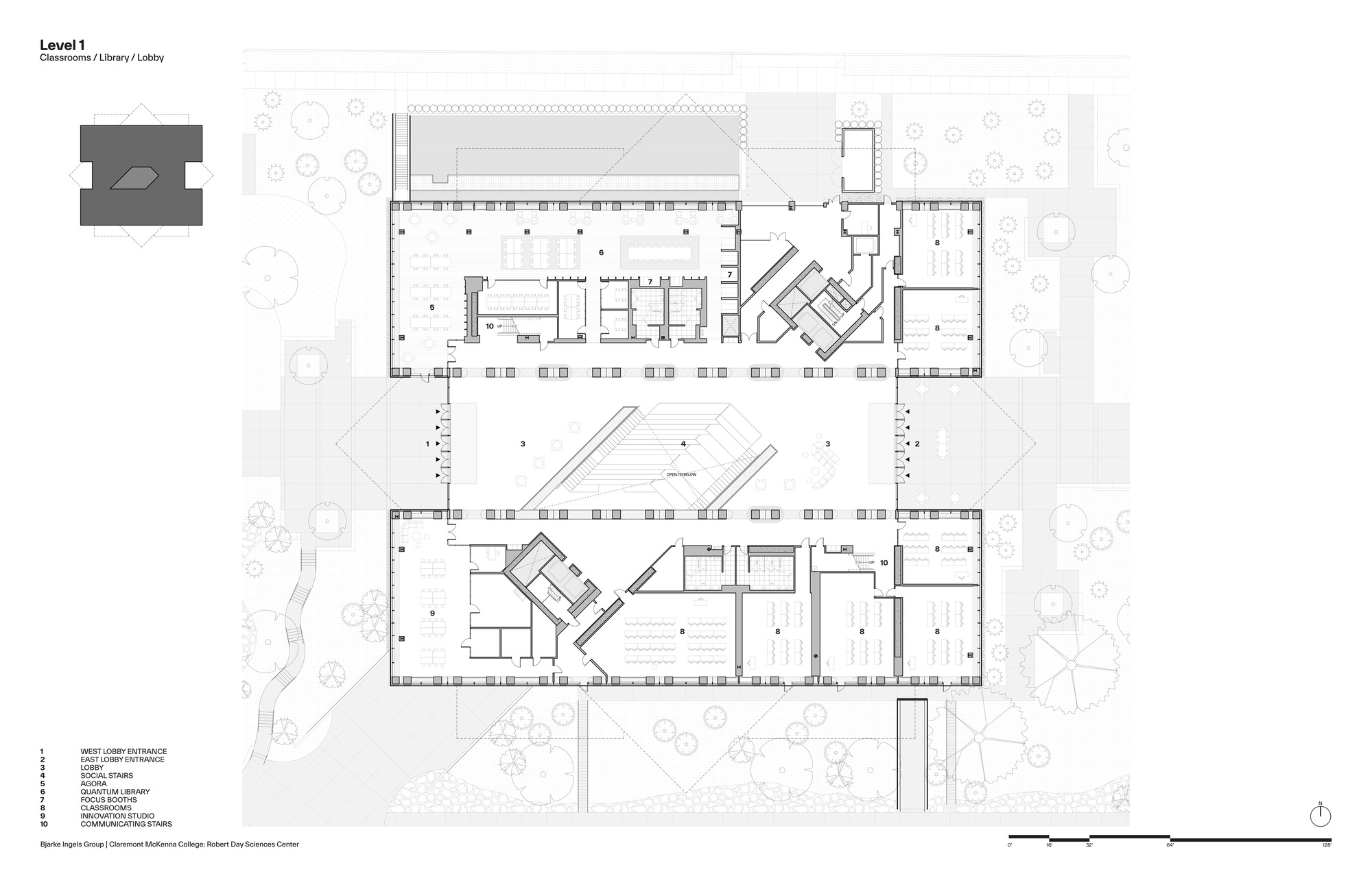 Claremont McKenna College Robert Day Sciences Center / BIG-71