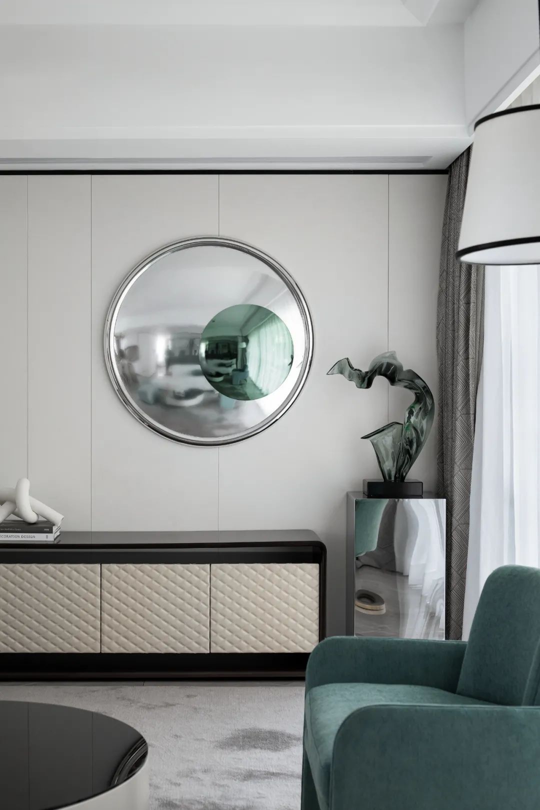 国深大信·君誉湾样板间丨中国中山丨IDAD久度设计,华贝软装-9