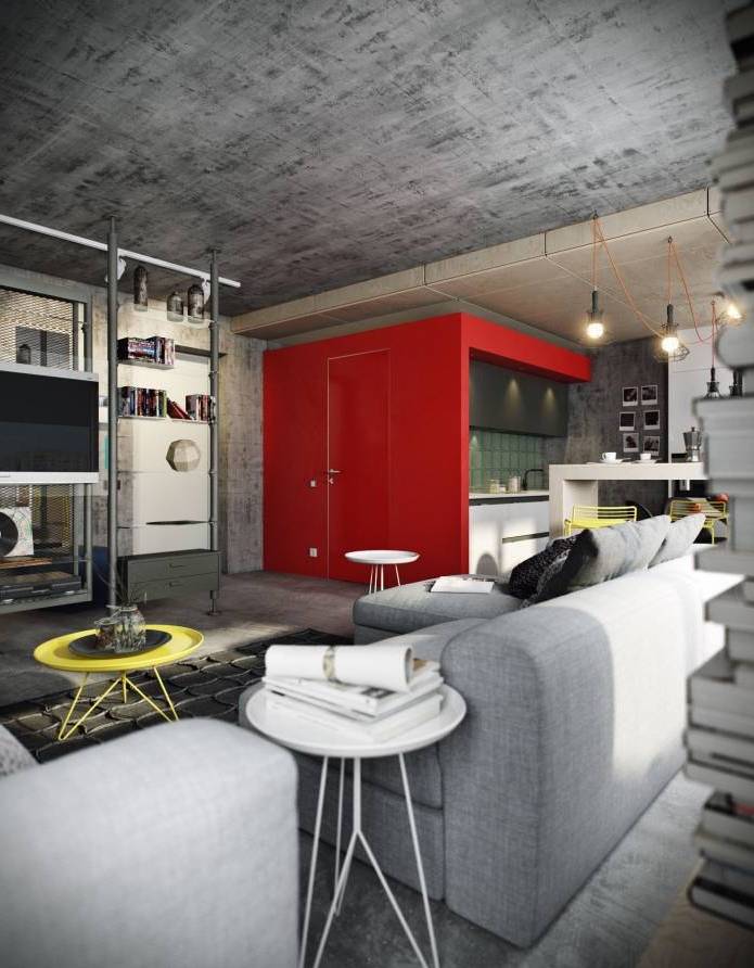 现代两层110平 loft 室内设计丨俄罗斯莫斯科丨PROforma-20