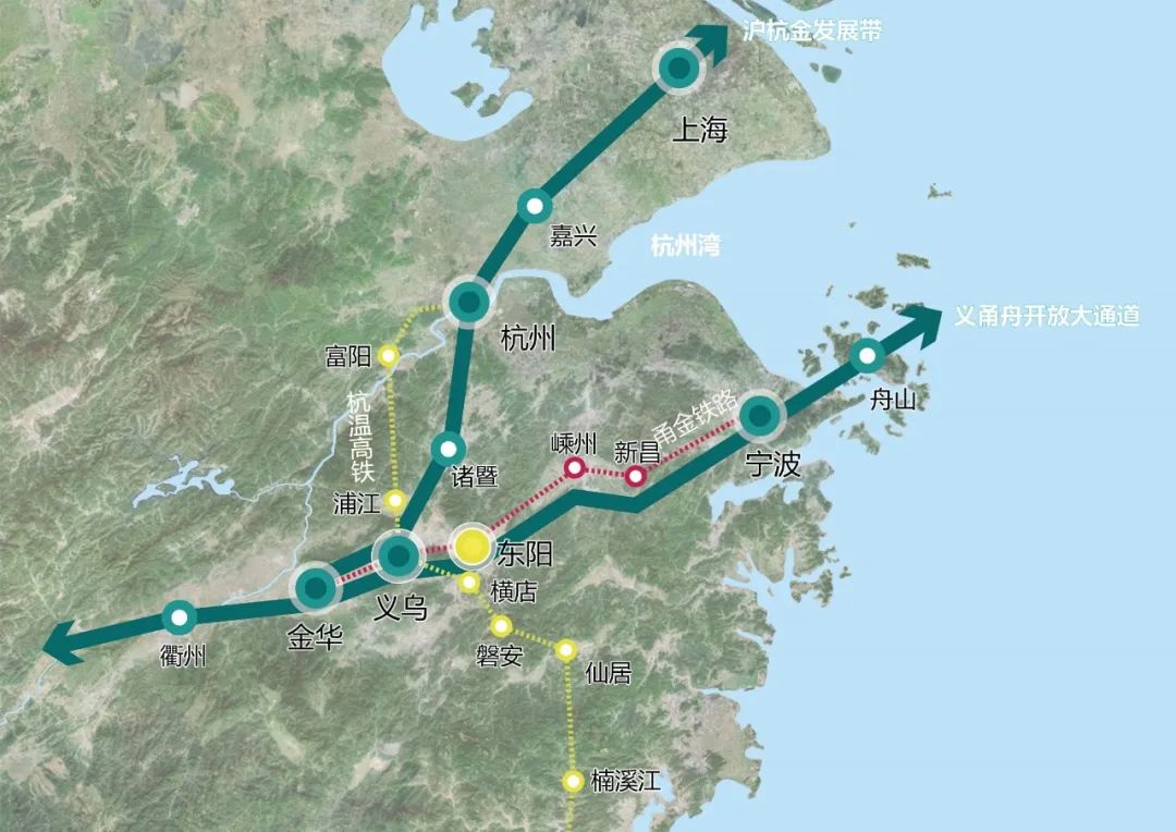 东阳市主城区总体城市设计丨中国浙江丨THUP-5