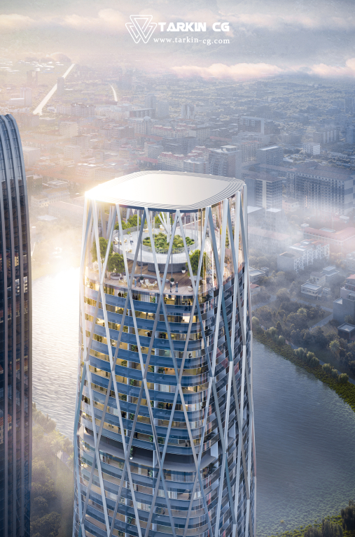 TarkinCG - Seaside Luxury Hotel Project Render-4