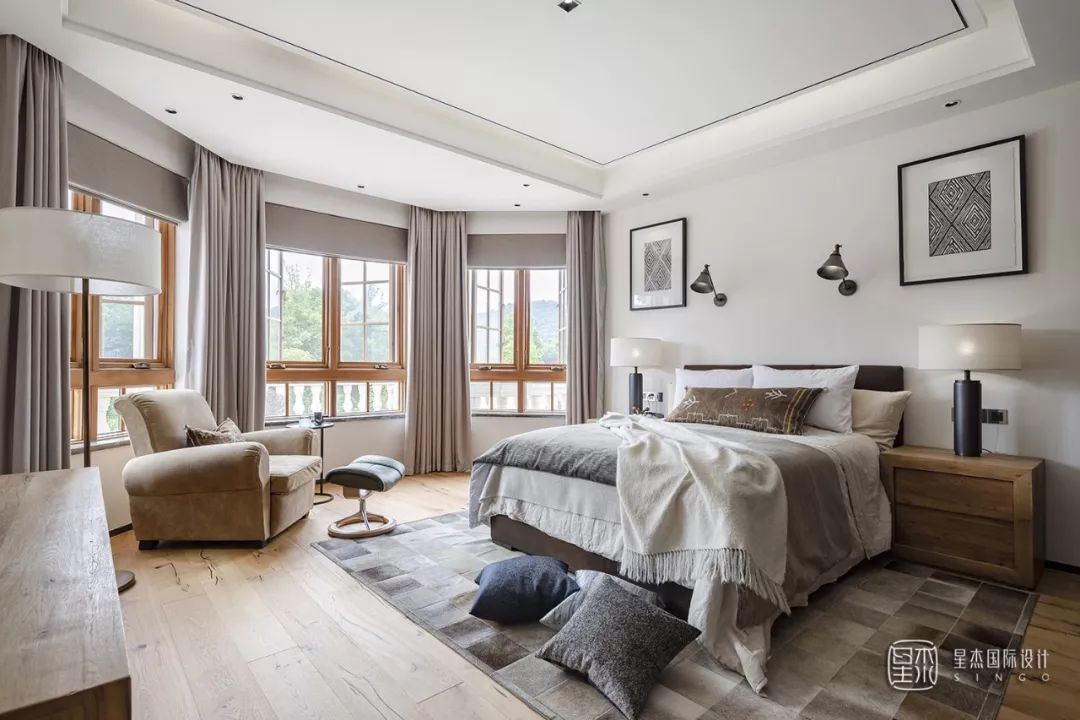 御景湾现代美式家居丨李鸣-16