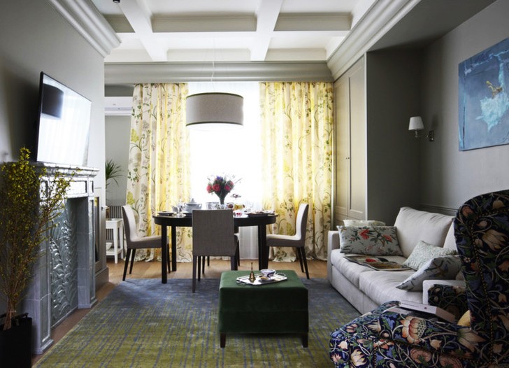 莫斯科绿意盎然的英式公寓-20