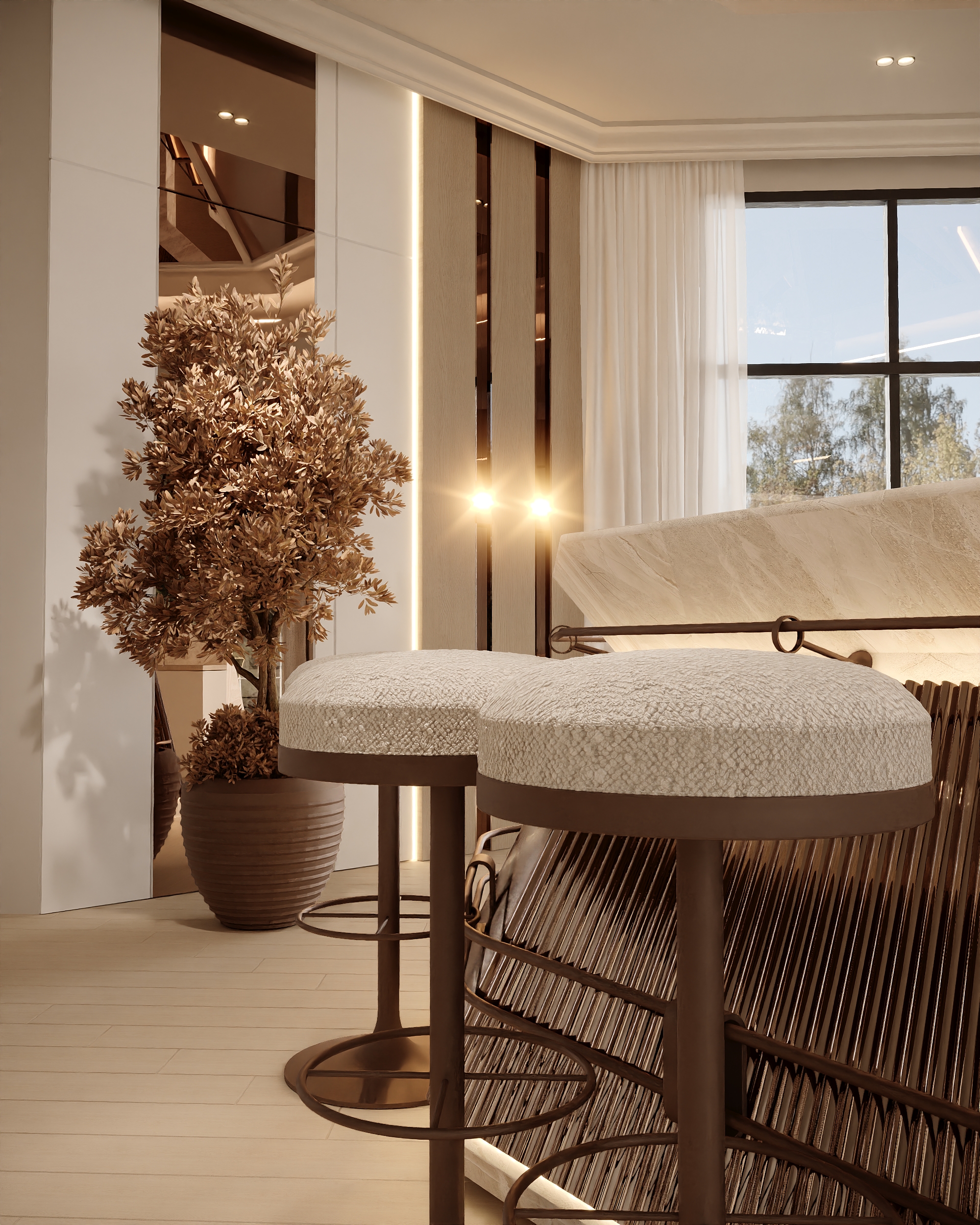 LIVING AREA WITH DRINK ZONE-1