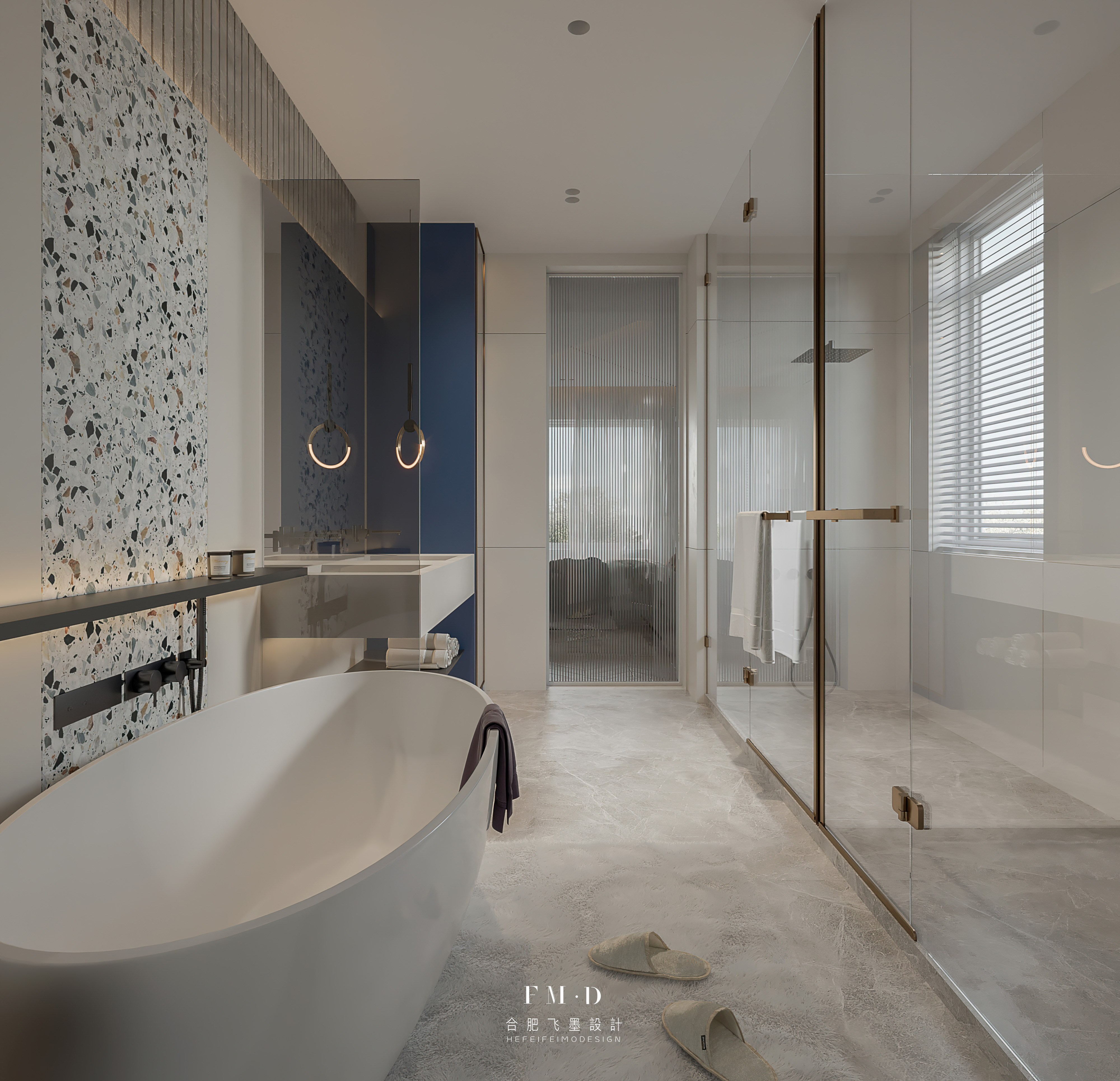 合肥 260㎡现代休闲风叠墅,打造三口之家生活艺术空间-49