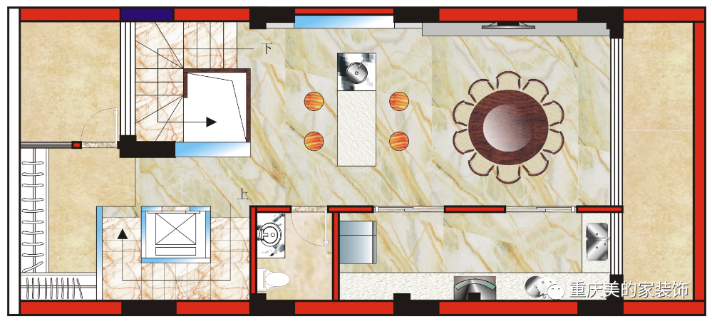 珠江城爱丽舍 300㎡法式轻奢雅居,演绎精致华丽生活-72