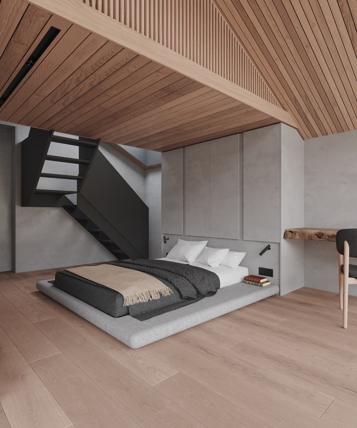 莫斯科森林中的自然共生别墅丨Stephen Tsymbaliuk-38