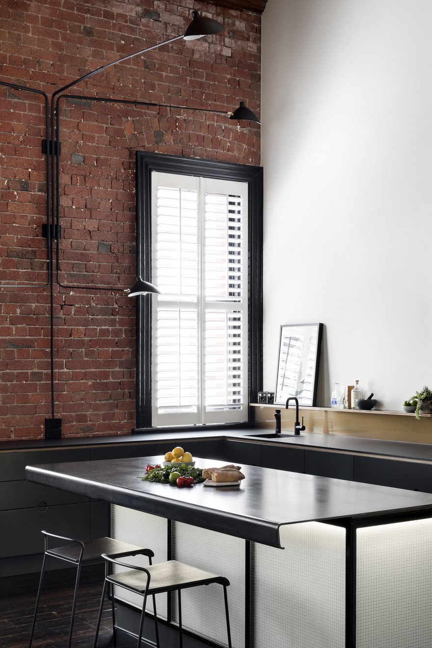 Oxford Street Apartment Featuring an Industrial Aesthetic-12