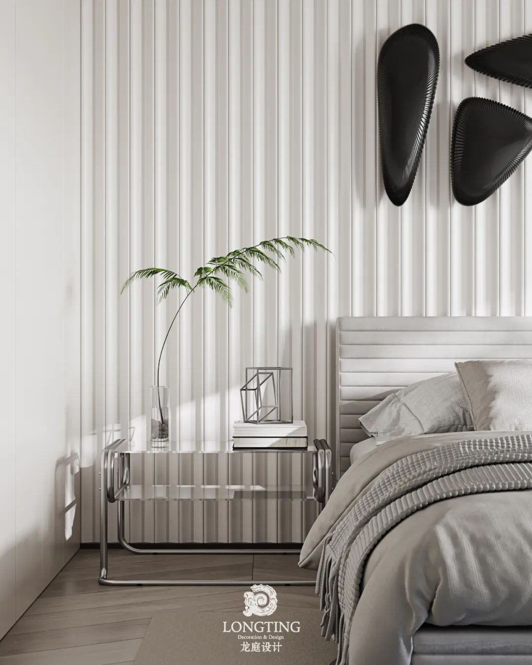 西湖观邸 410 方现代黑白空间设计丨中国湖州-36