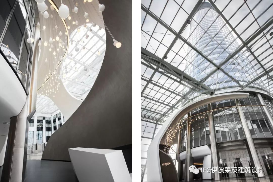 维也纳千禧塔大堂“贝壳”改造，优雅划分功能区域-17