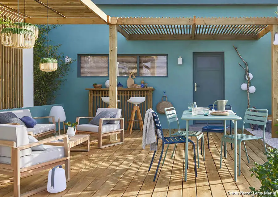 庭院禅意木制凉亭，打造家的美丽景致-1