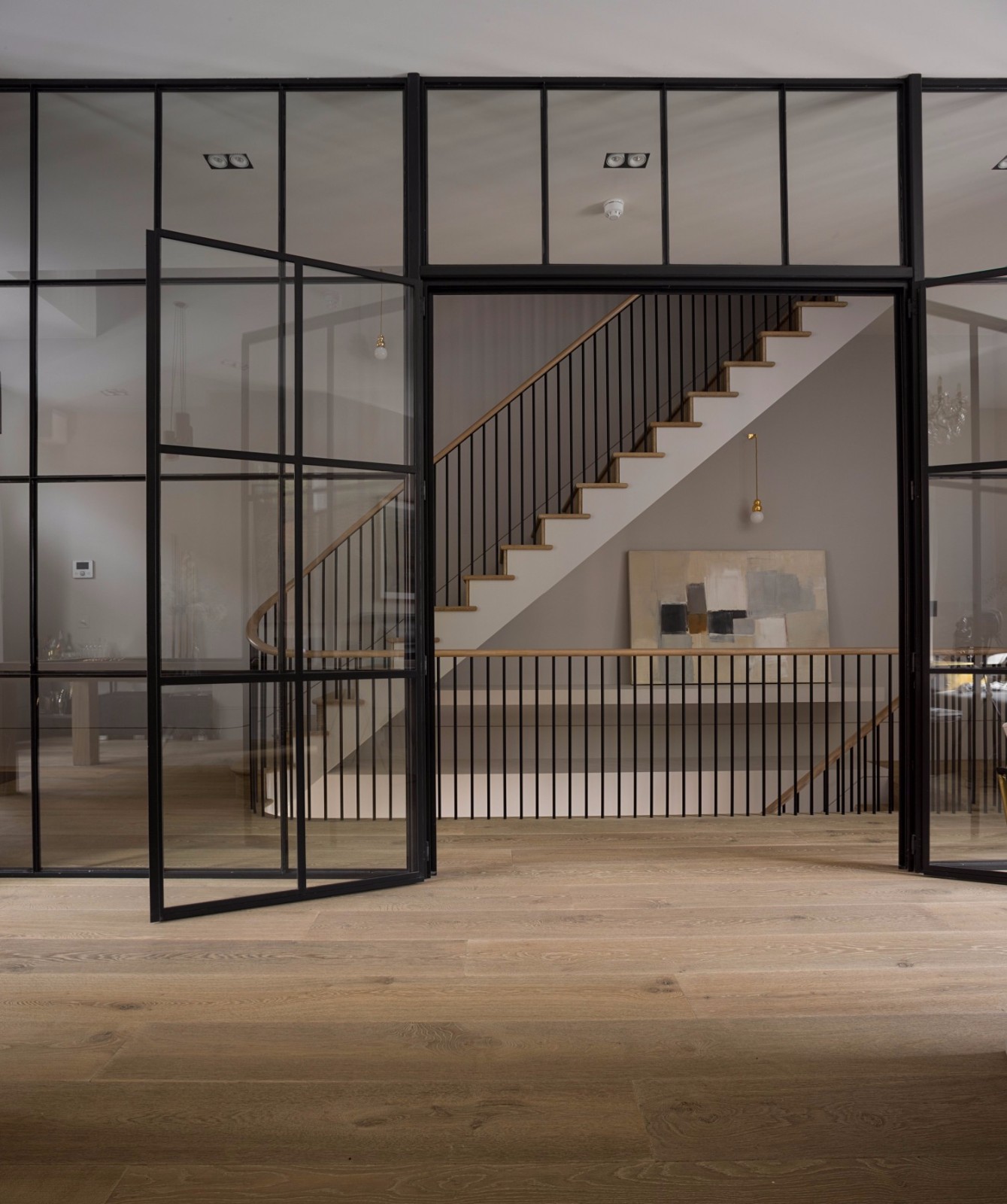 伦敦现代木质复式住宅-2