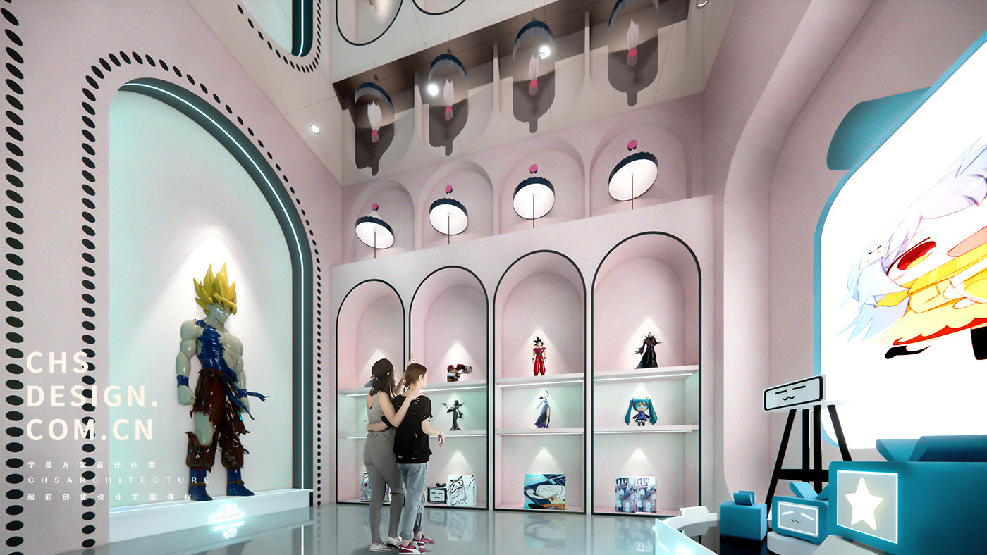 粉色世界·线下体验店优秀毕业设计丨超前创意设计-29