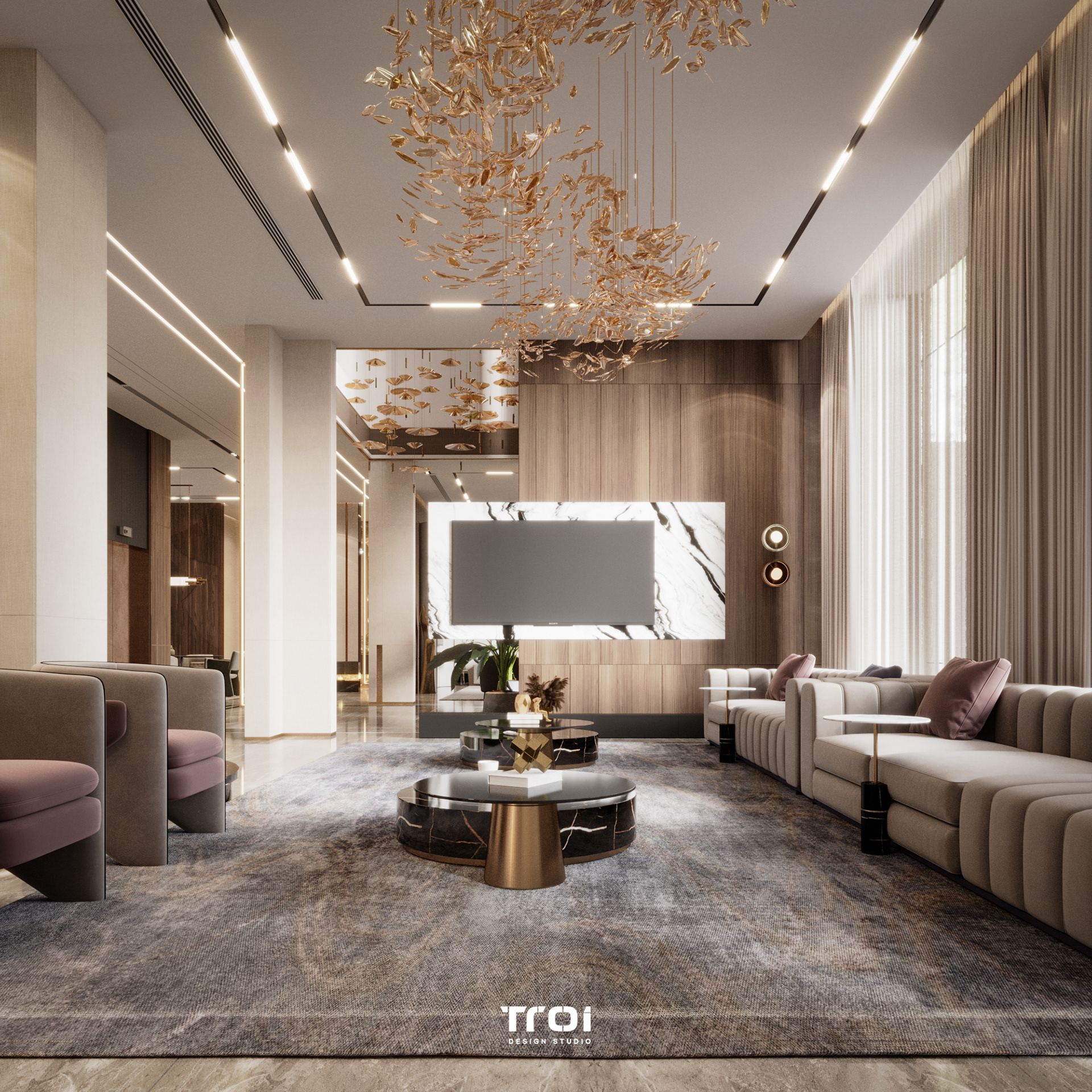 KSA 女性 Majlis 设计丨沙特阿拉伯丨Troi Design Studio-9