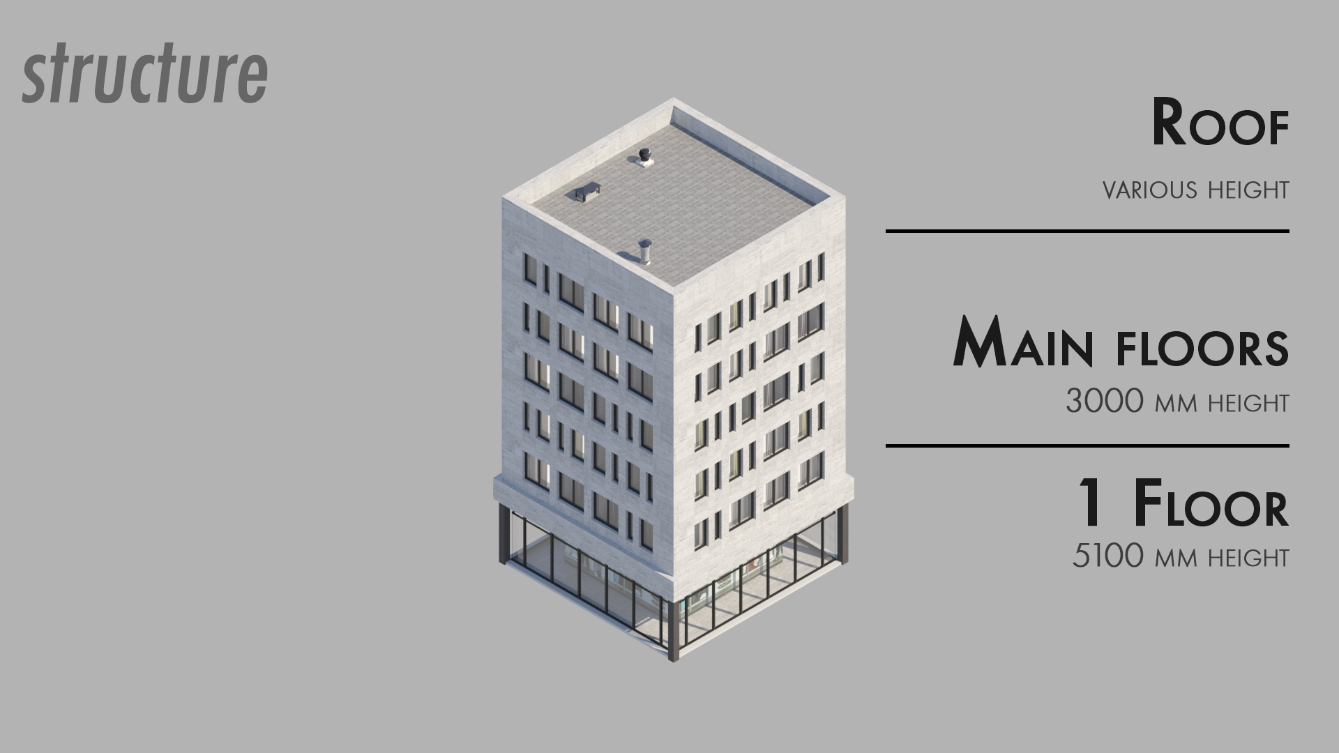 PARAMETRIC BUILDIGS PART 2 | Railclone Template | FREE-19