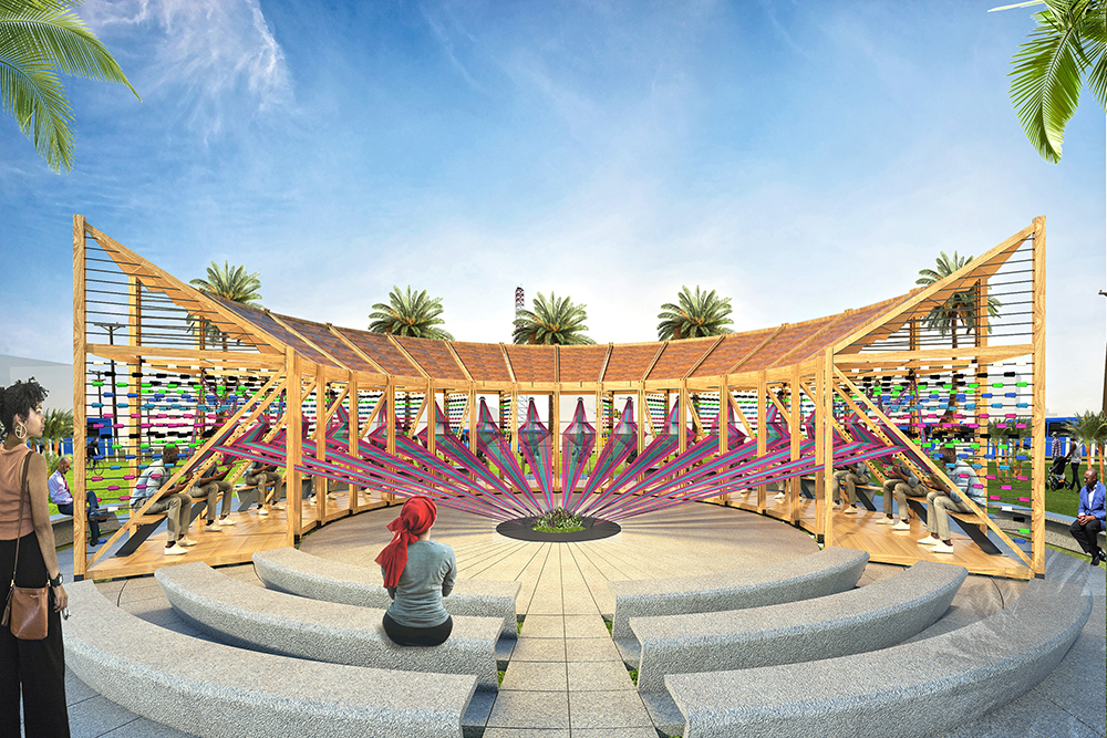 Aso  Oke Pavilion（阿索奥克展馆）丨尼日利亚拉各斯丨尼日利亚建筑师Toluwalase Rufai-3