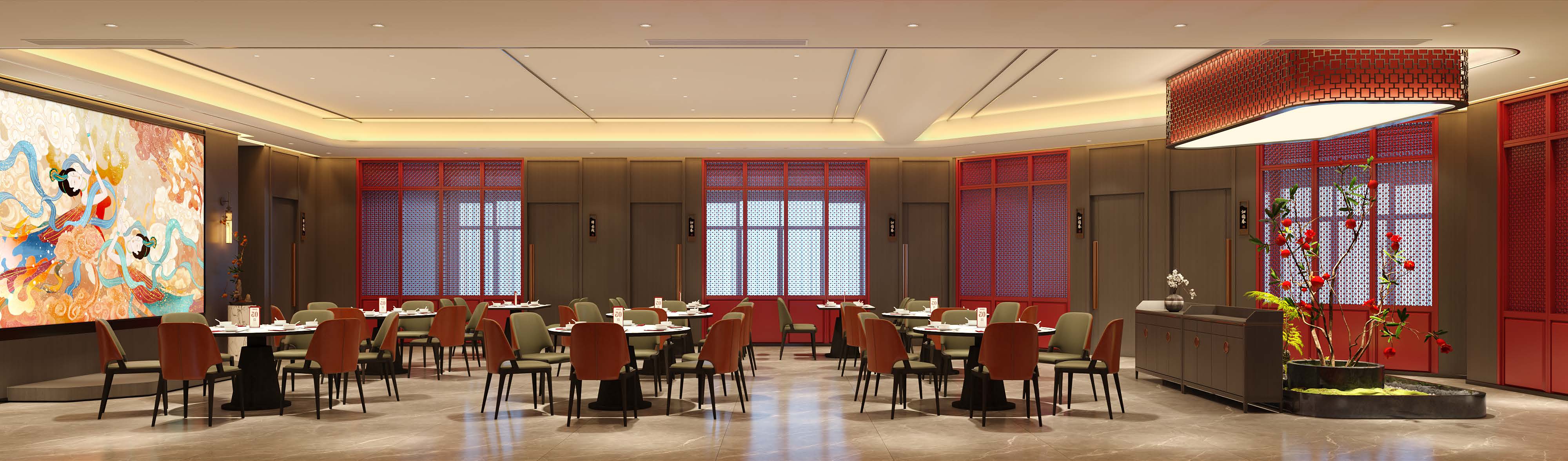 晋十方（晋南菜）太原店丨中国太原丨富厚美学空间设计-17