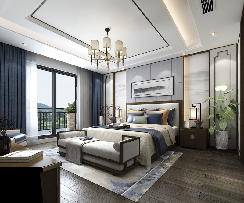 扬中翠竹花苑 | 900平米中式光影大宅的艺术呈现-18