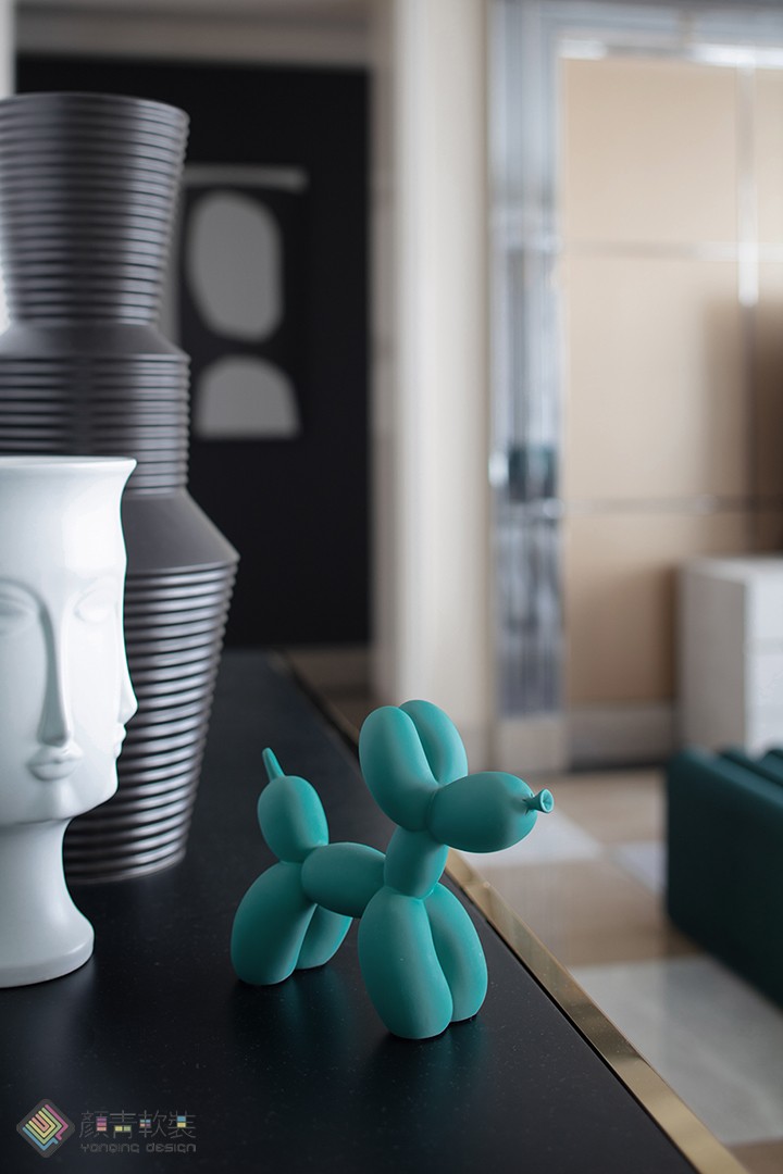 精装房变身摩登腔调家  颜青软装-5