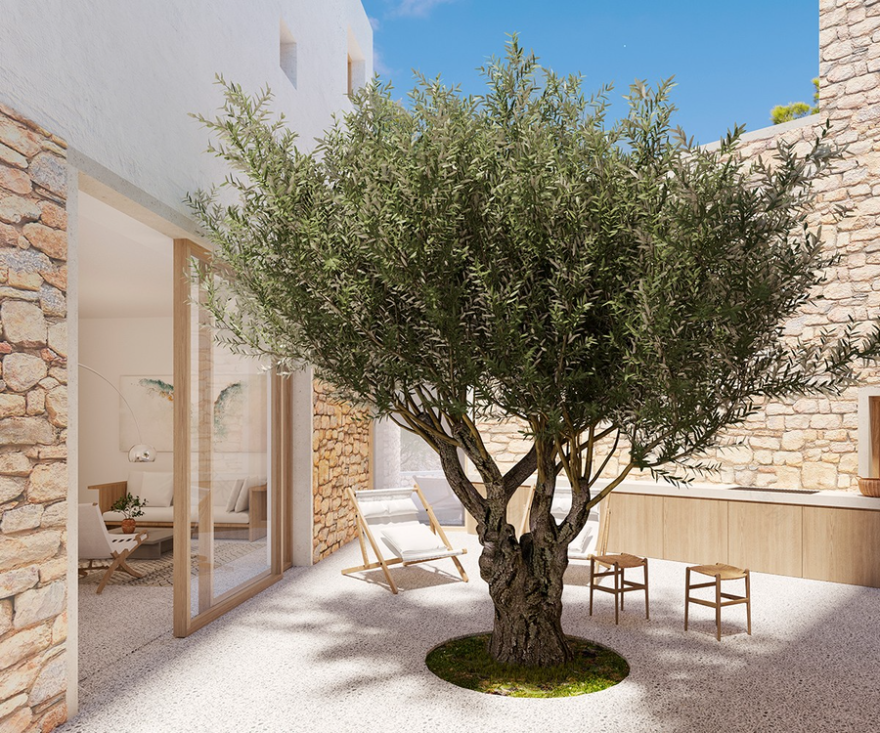 18 位建筑大师的伊维萨岛私人别墅设计,自然融入奢华-105