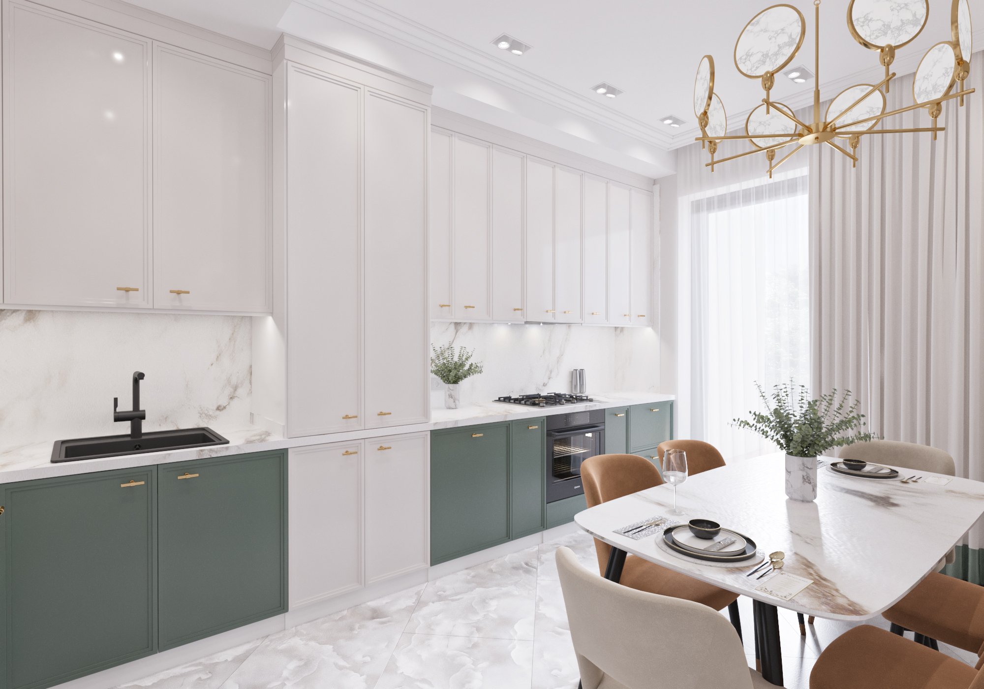 Apartment design 113m2 + Terrace 20m2. Tashkent-11