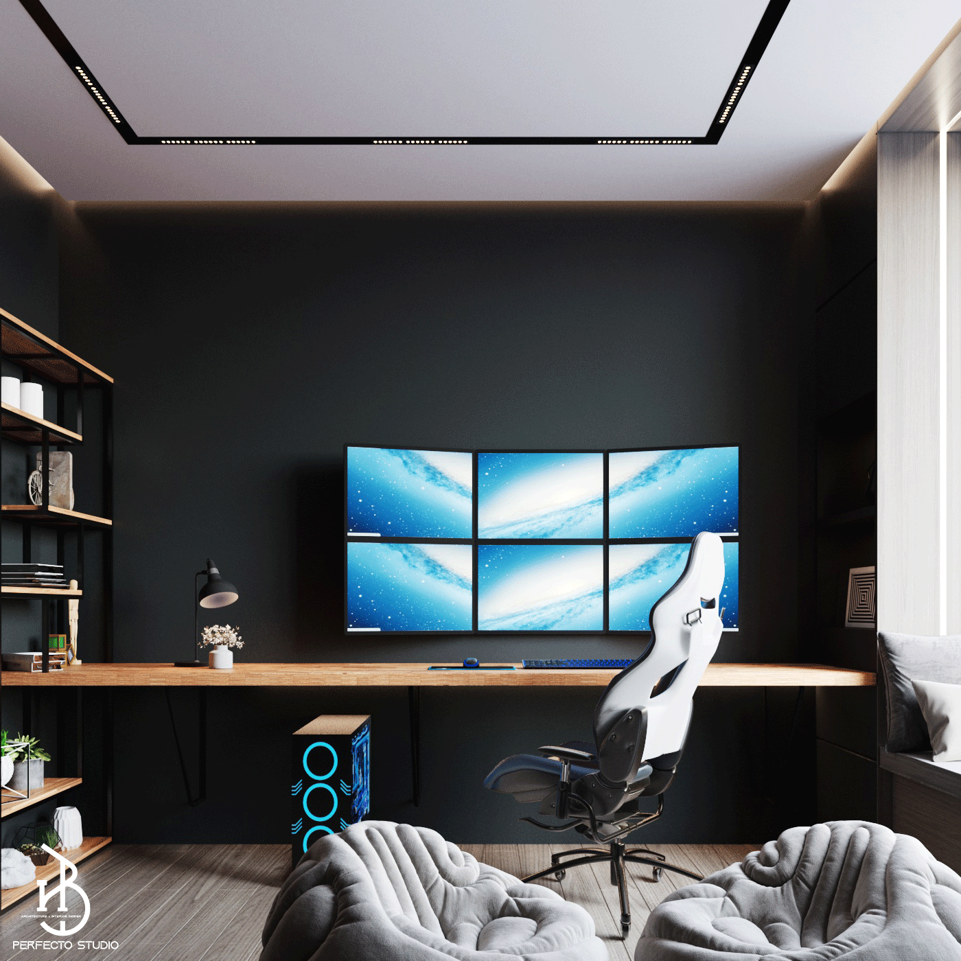 游戏卧室丨沙特阿拉伯丨Perfectostudio0-13