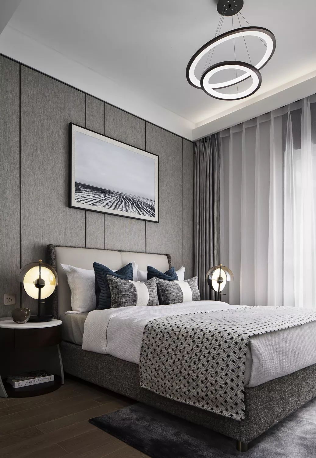 肇庆鼎湖现代简约样板房设计-16