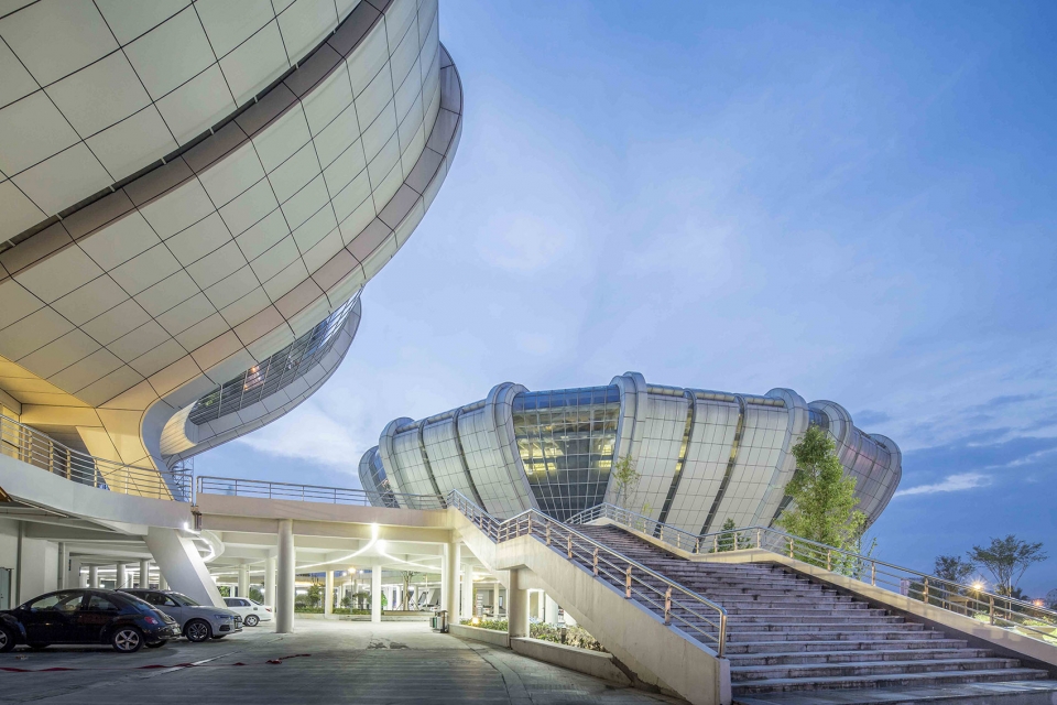 苍南体育中心 | 型钢桁架结构与曲线美学的完美结合-85